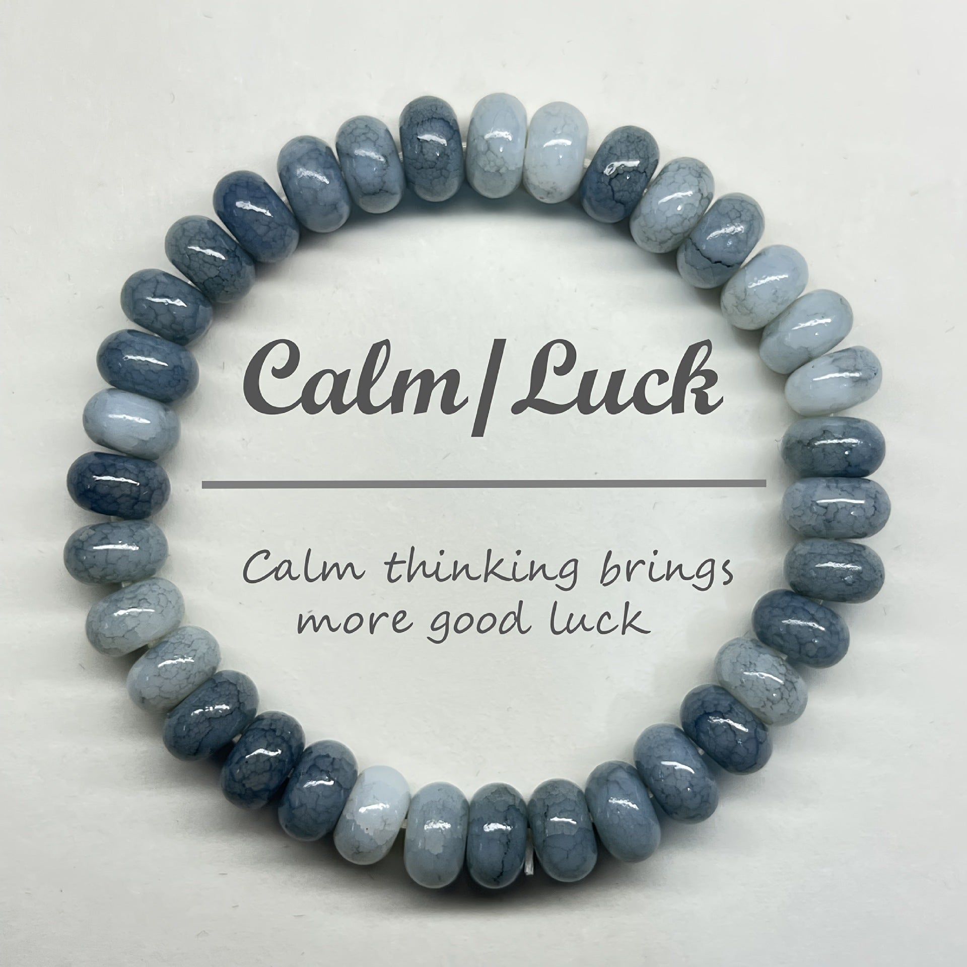 Handmade Green Agate Bead Bracelet