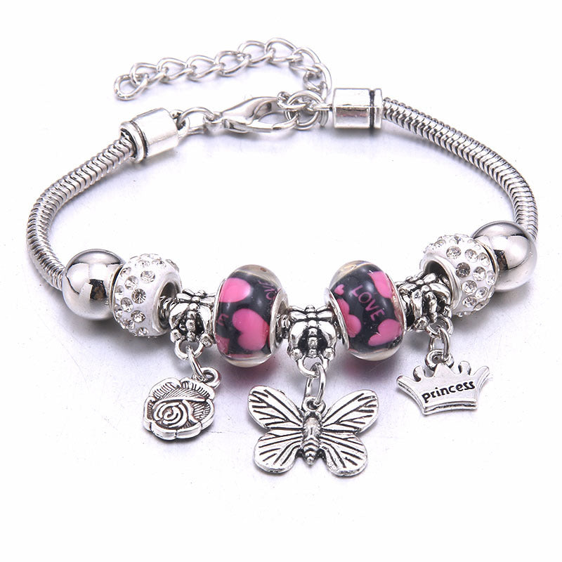 Colorful Personality Crystal String Beads Bracelet