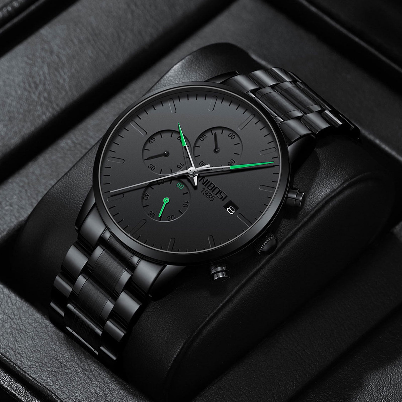 Men's Multi-functional Anti-luminous Quartz Watch