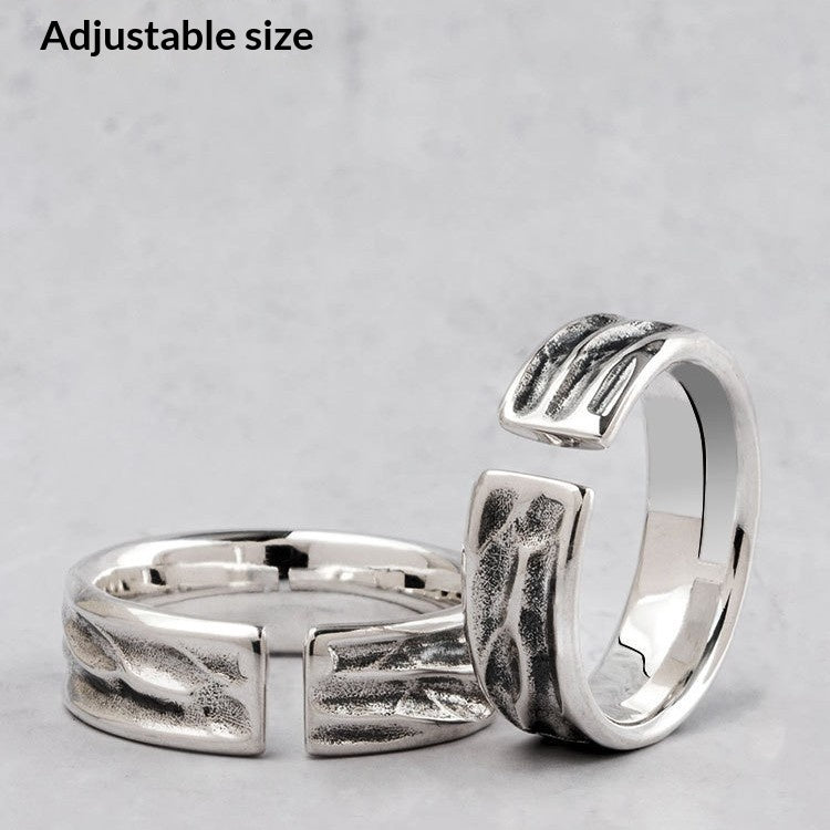 European And American Rune Hip-Hop Personalized Vintage Index Finger Ring