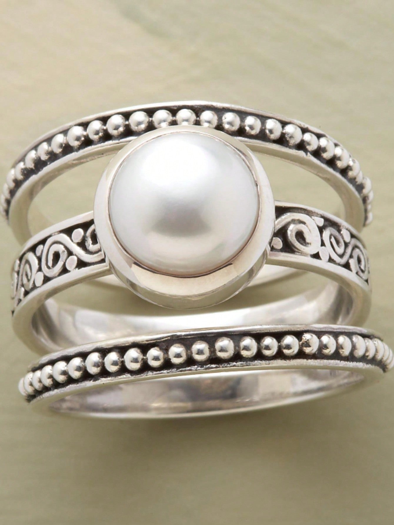 Fashionable Niche-design Retro-style Personalized Ring
