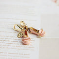 Sweet, Lovely And Delicate Flat Shoes Diamond Necklace Pendant Bag Chain Keychain Charm