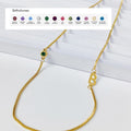 Creative Versatile Letter Three-dimensional Stainless Steel Necklace
