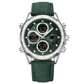 Alloy Leather Men's Business Watch Luminous Waterproof
