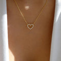 All-match Diamond-studded Clavicle Necklace In A Loving Alloy