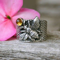 Ethnic-style Creative Bee Ring With A Unique, Vintage Vibe