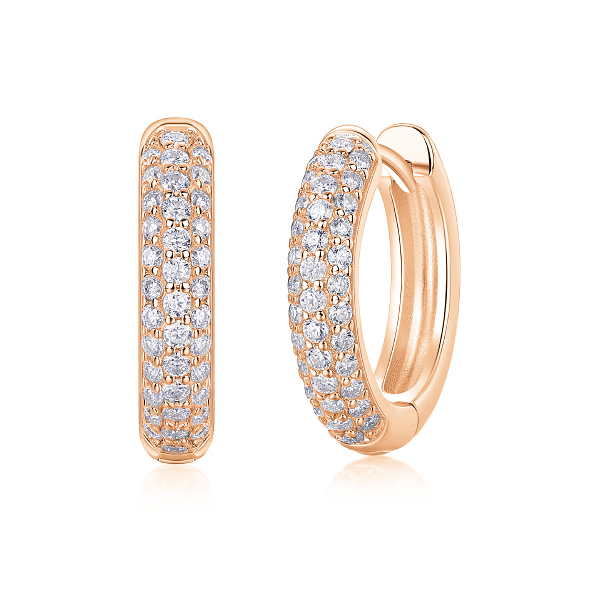 Corner Starlight - Premium Moissanite Luxury Fashion Light Luxury Jewelry Silver Stud Earrings S925 Silver Plated Platinum