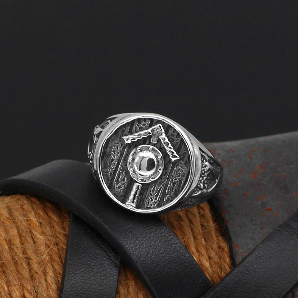 Viking Ring Jewelry War Shield Viking Characters OE