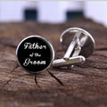 Men's handle button silver metal alloy sleeve