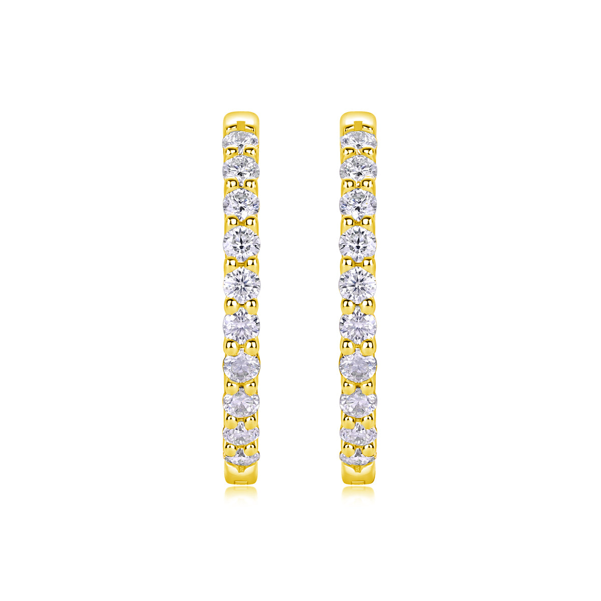 Mermaid - A Fashionable And Trendy Accessory Set With Top-quality Moissanite S925 Silver And Platinum-plated Stud Earrings. It Can Be Tested In Gold Rose Gold With A Diamond Pen