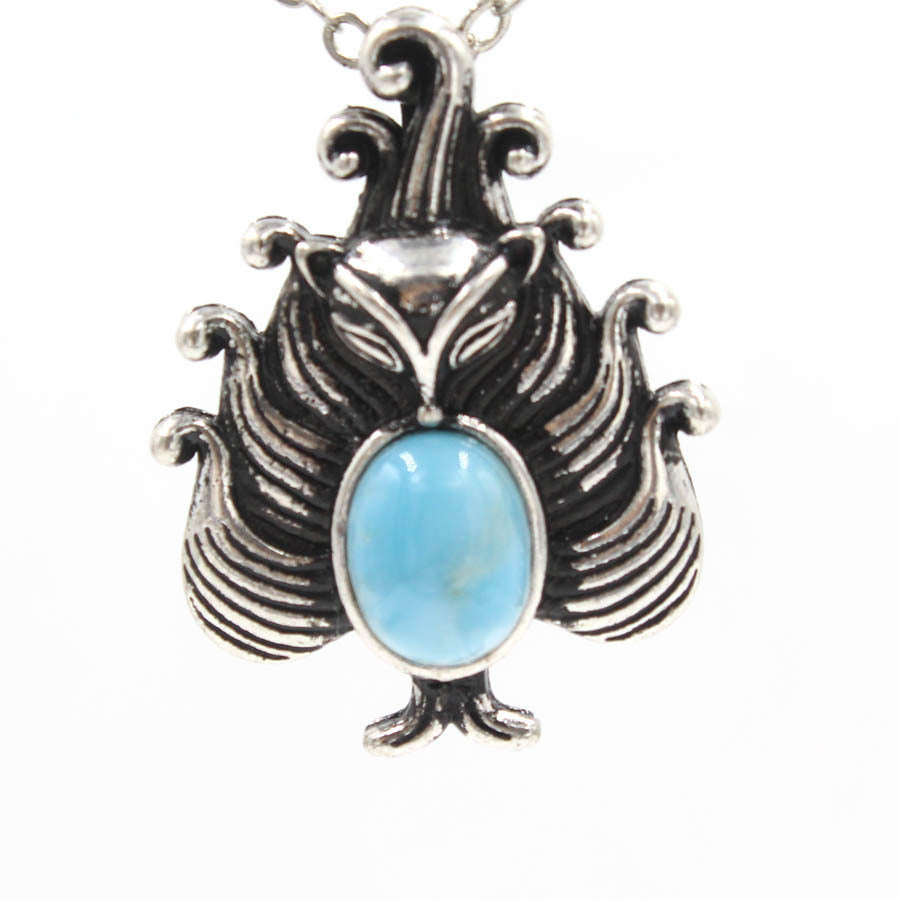 Nine-Tailed Fox Natural Crystal Pendant