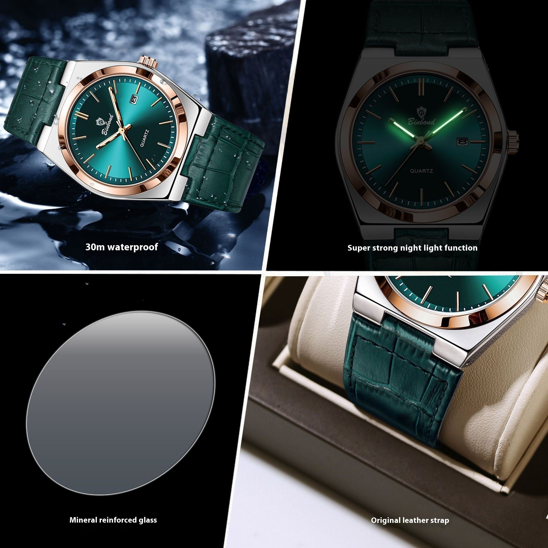 Trend Ultra-thin Waterproof Quartz Men's Watch