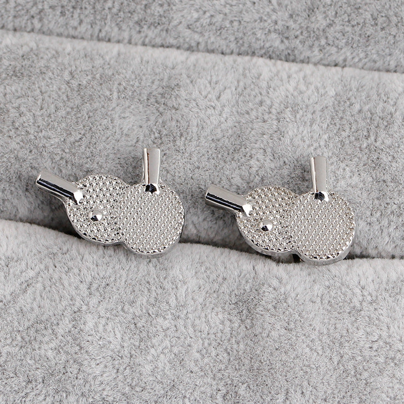 Personalized Men's Shirt Racket Cufflinks Accessories