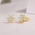 Frost Feather - Premium Moissanite Luxury Fashion Light Luxury Jewelry Stud Earrings S925 Silver Electroplated Gold