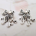 Alloy Octopus Ancient Silver Ornament Accessories Vintage Pendant