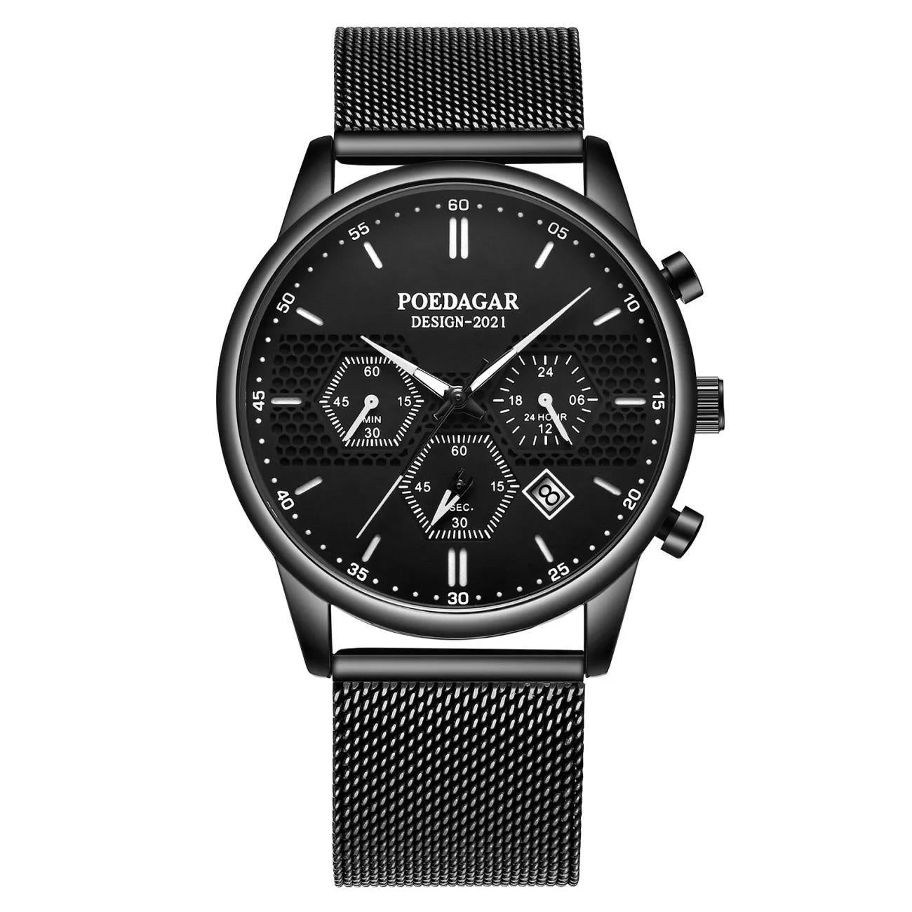 Men's Waterproof Luminous Multifunctional Sports Quartz Watch