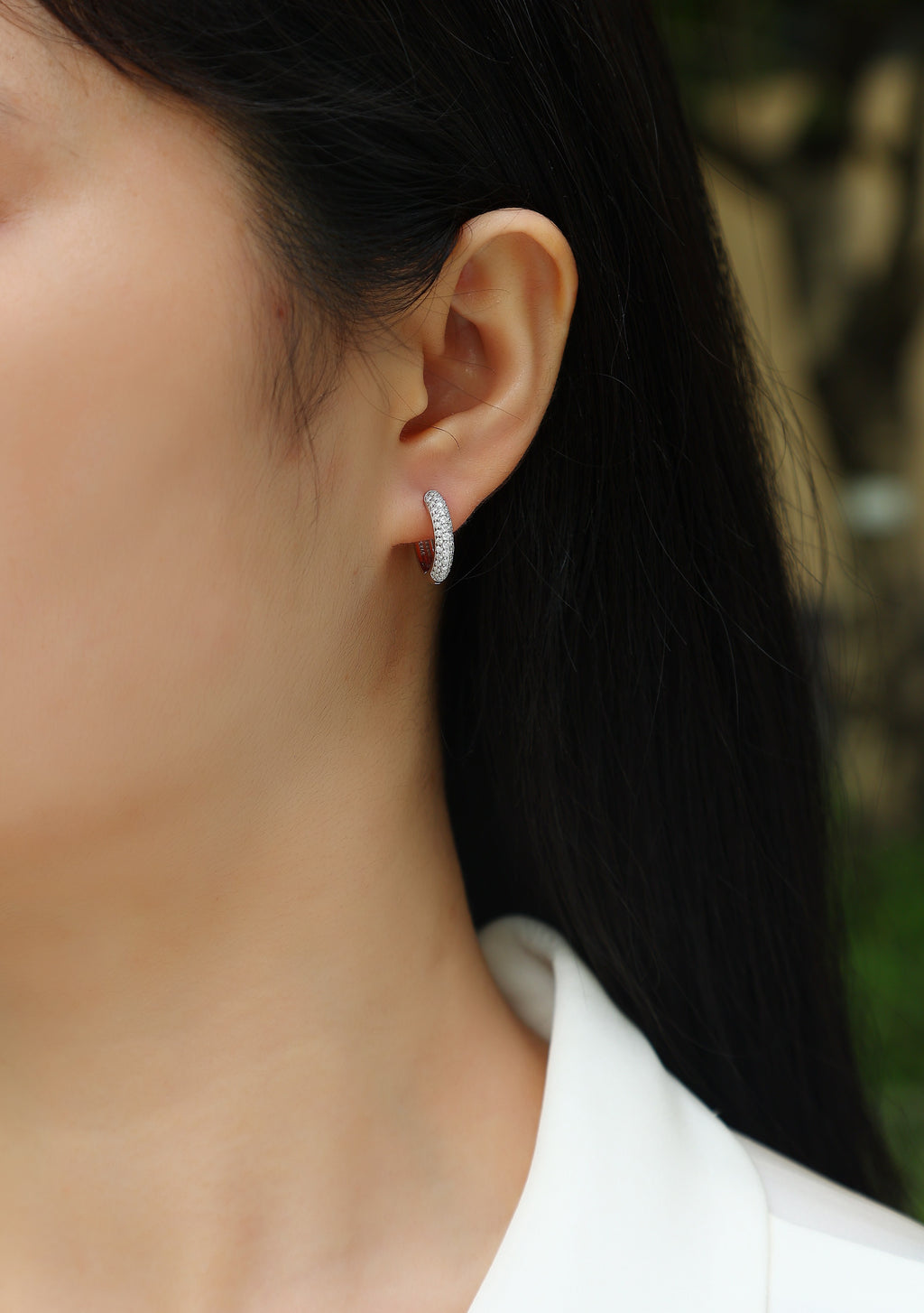 Corner Starlight - Premium Moissanite Luxury Fashion Light Luxury Jewelry Silver Stud Earrings S925 Silver Plated Platinum