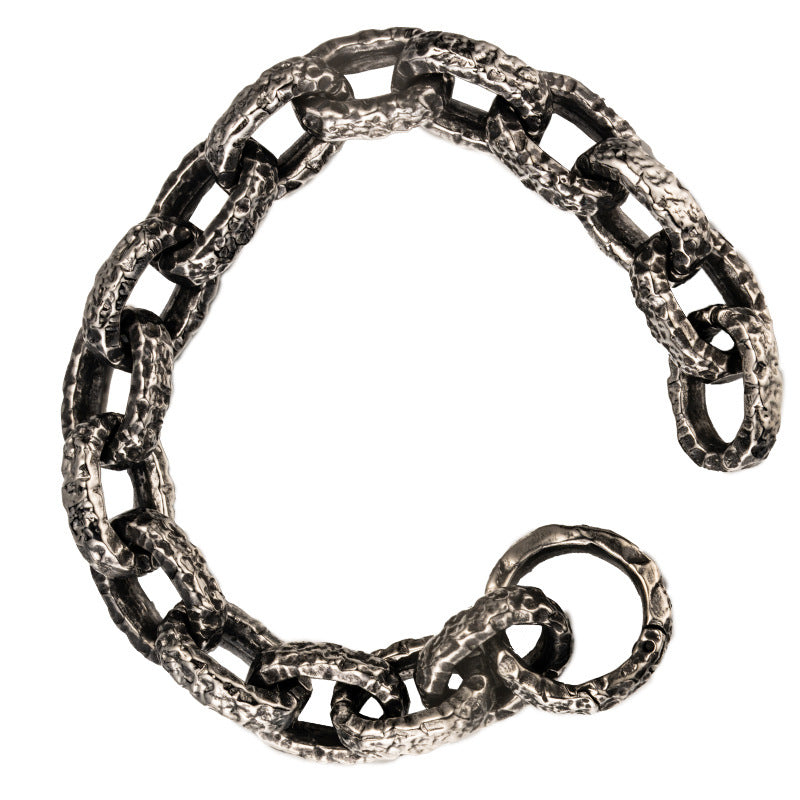 Mens Retro-Style Fashion Titanium Steel Bracelet