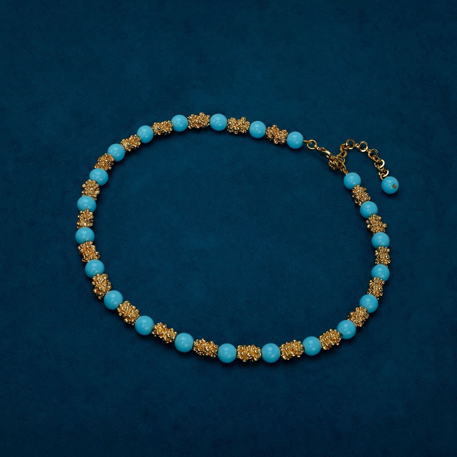 Fashionable Versatile Artsy Retro Bracelet Necklace Set