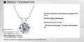 Moissanite 925 Sterling Silver Pendantlight Luxury Fashion-forward Necklace Accessory