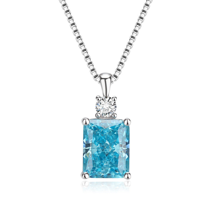 S925 Sterling Silver Perfume Bottle Necklace For Women
