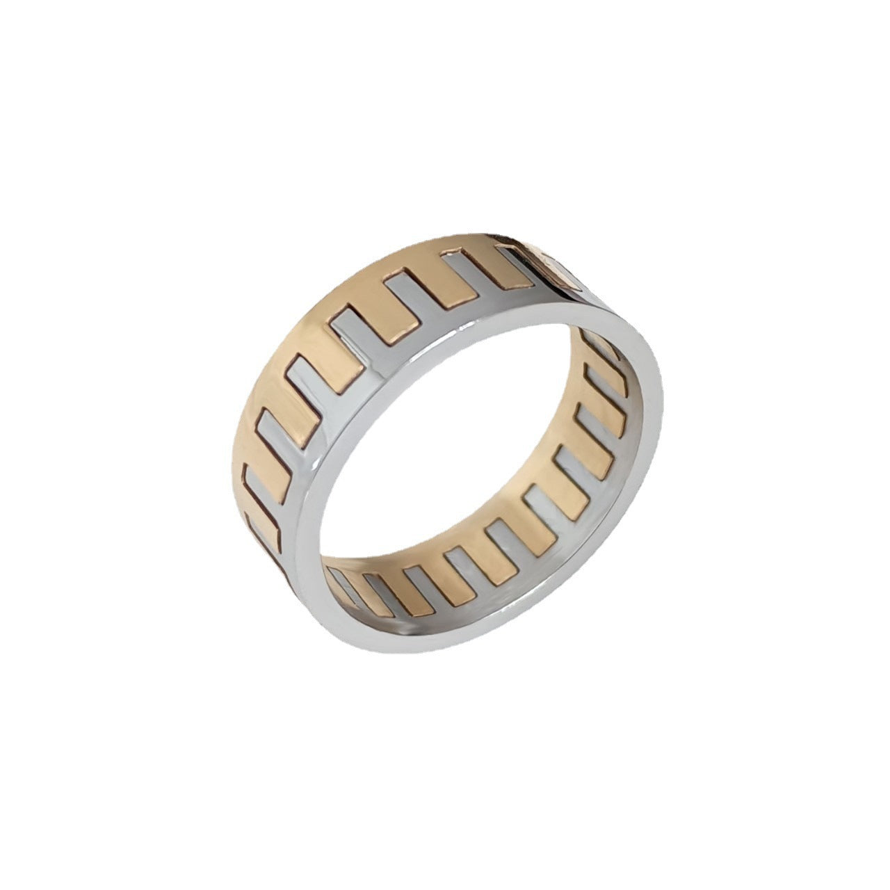 Light-luxury Unisex Plain Ring Made Of Titanium Steel