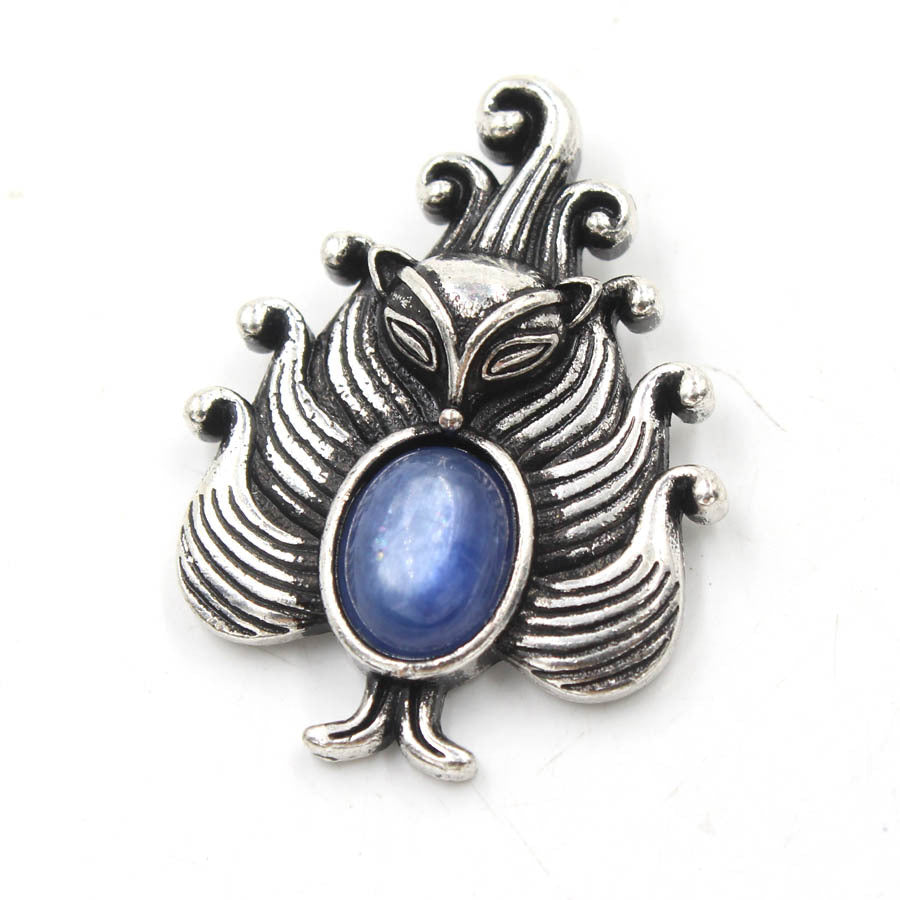 Nine-Tailed Fox Natural Crystal Pendant