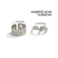 Niche Four-corner Star Ring Rings Male Hip Hop Cool Senior
