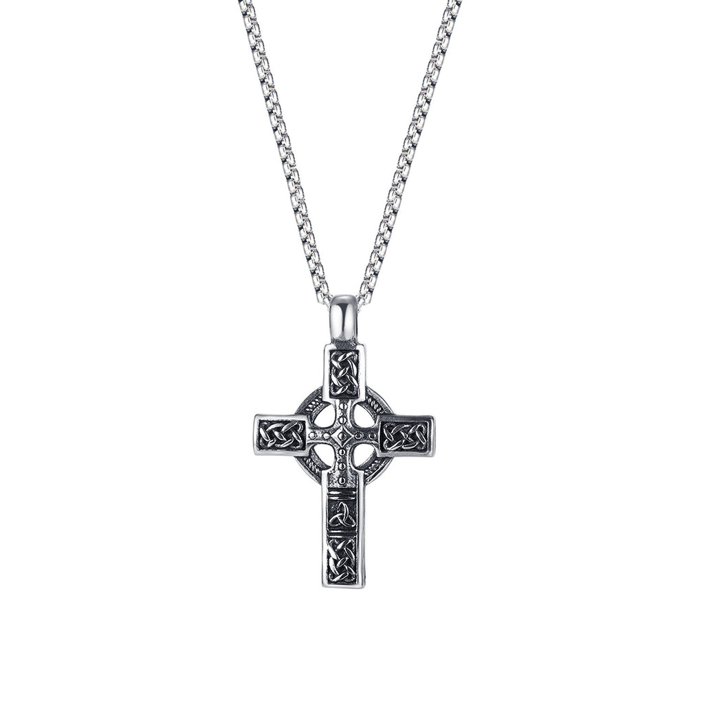 Retro Niche Design Cross Pendant