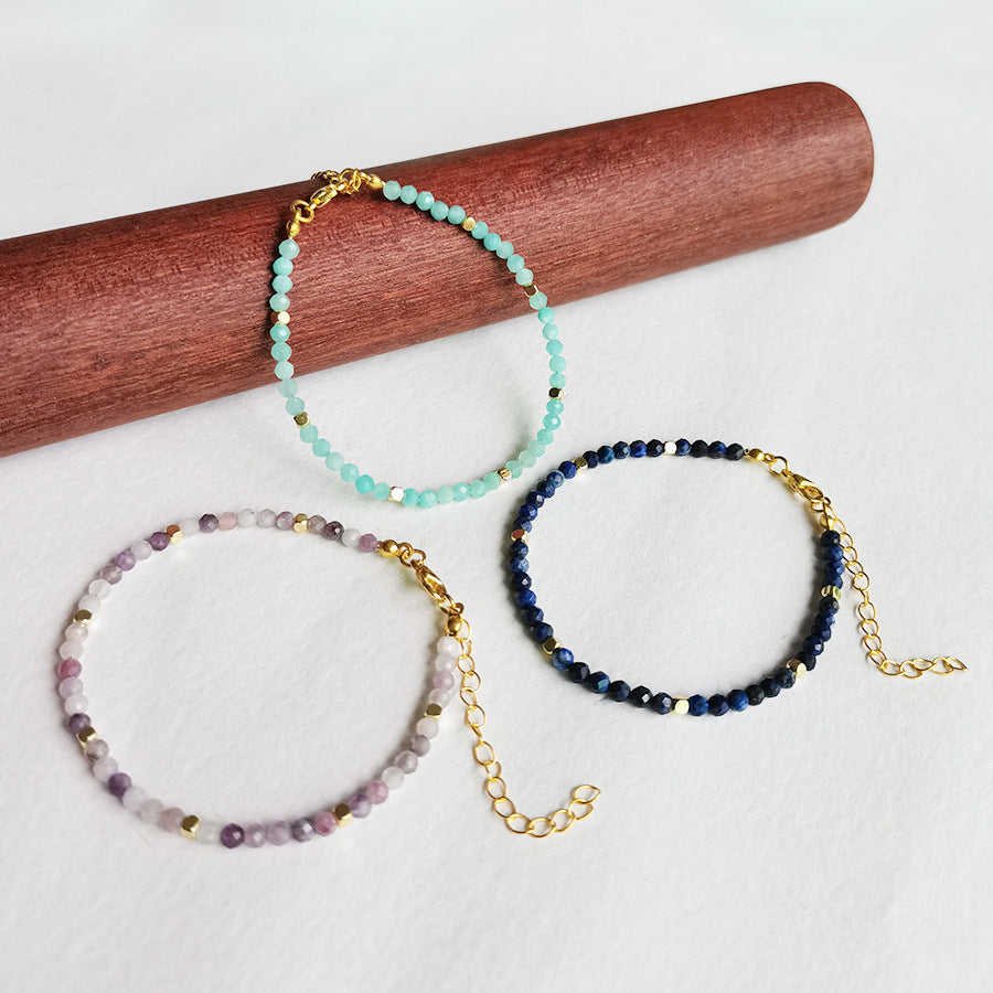 Bohemian-style Colorful Natural Stone Bracelet