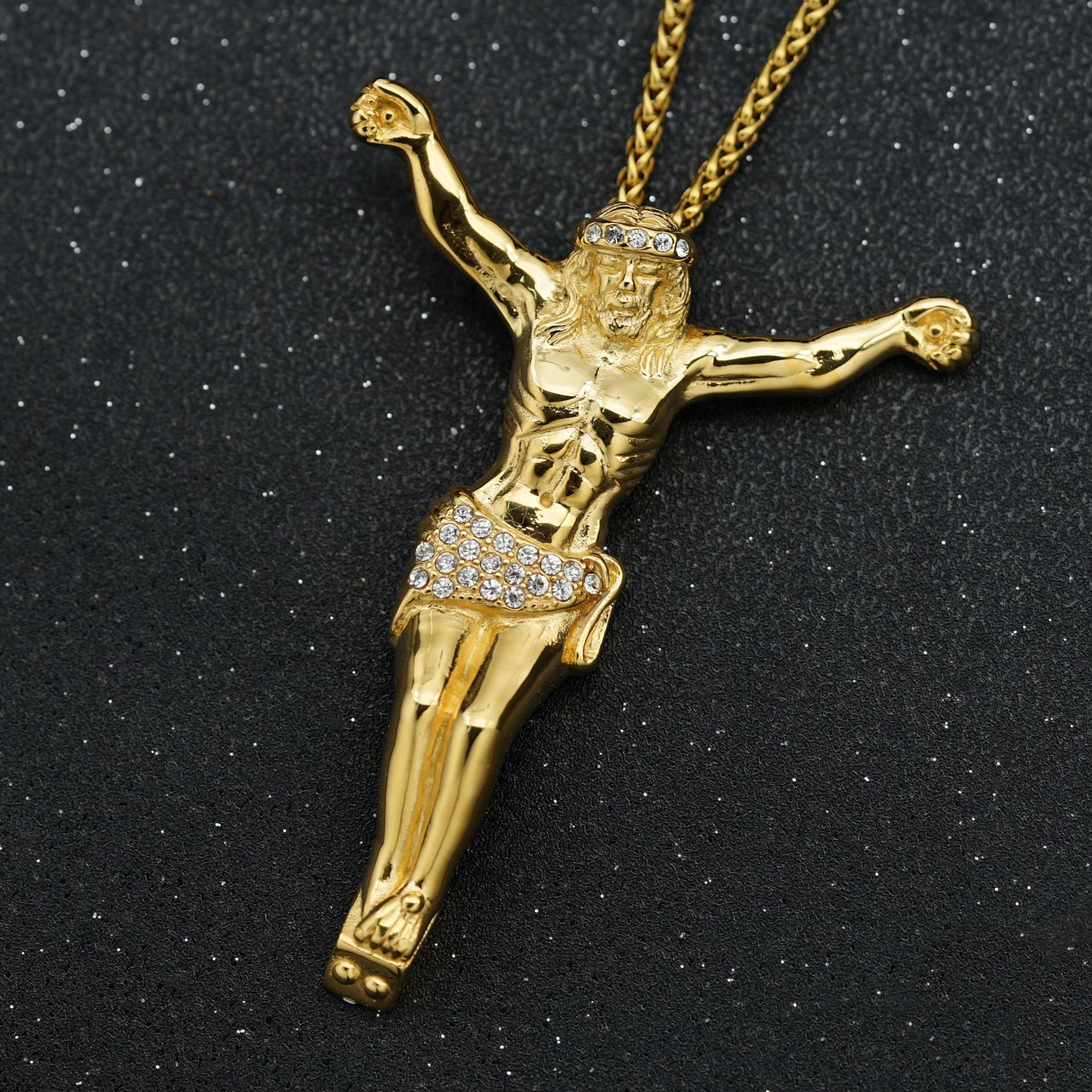316 Stainless Steel Gold-Plated Extra-Large Full-Body God