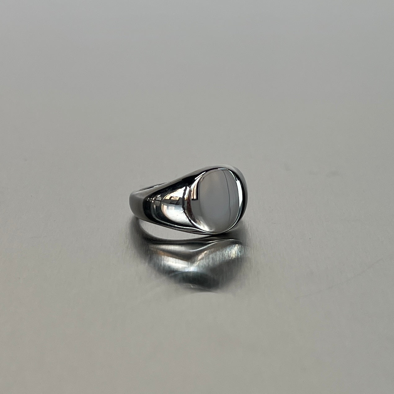 Cool Simple Smooth Plain Ring Titanium Steel