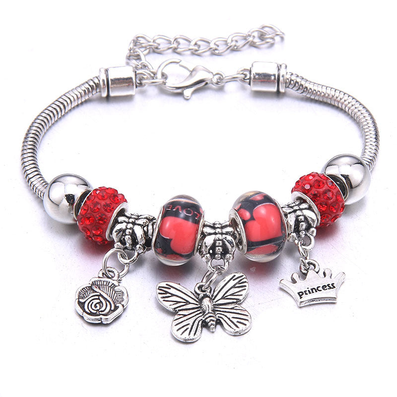 Colorful Personality Crystal String Beads Bracelet