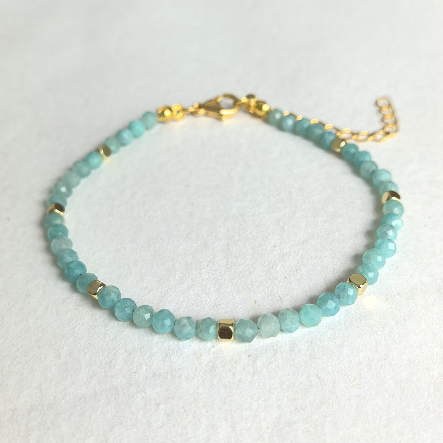 Bohemian-style Colorful Natural Stone Bracelet