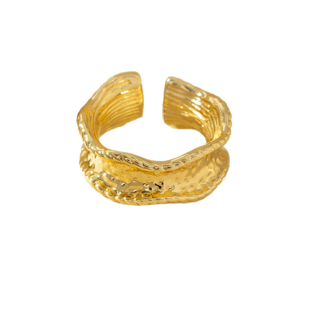 New Metallic-style Personalized Open Ring