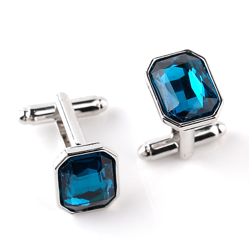 Novel And Colorful Glass Diamond Fashion Atmosphere Suit Shirt Accessories