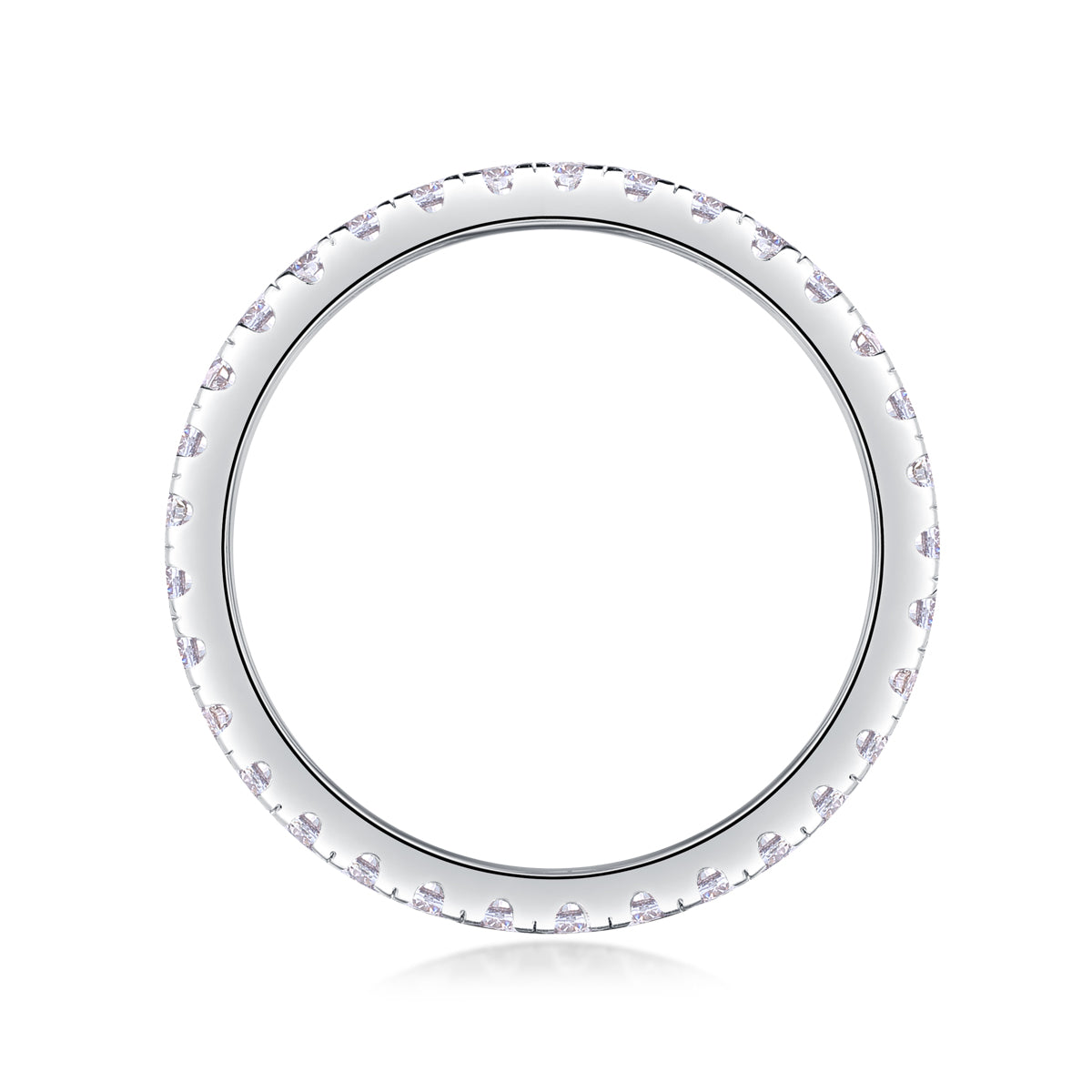 Daytime - A Wedding Ring Set With Top-quality Moissanite S925 Silver And Platinum-plated Diamond Can Be Tested With A Diamond Pen. The Ring Is In Gold And Rose Gold