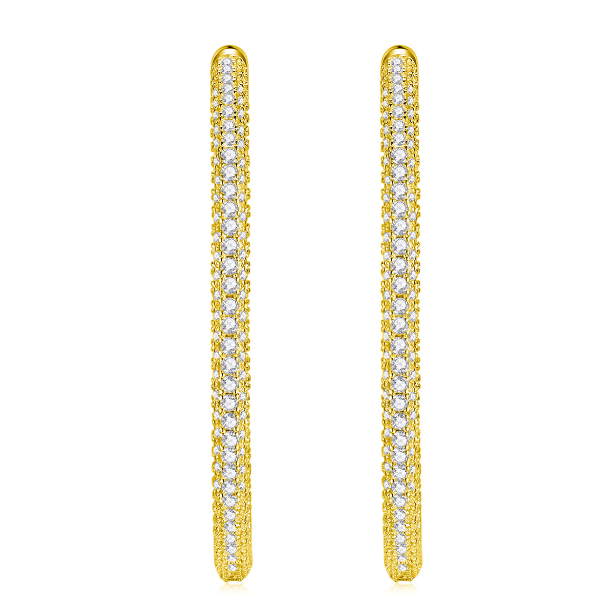 Lustrous - A Fashionable And Trendy Accessory Set With Top-quality Moissanite S925 Silver And Platinum-plated Stud Earrings. It Can Be Detected In Gold Rose Gold With A Diamond Pen