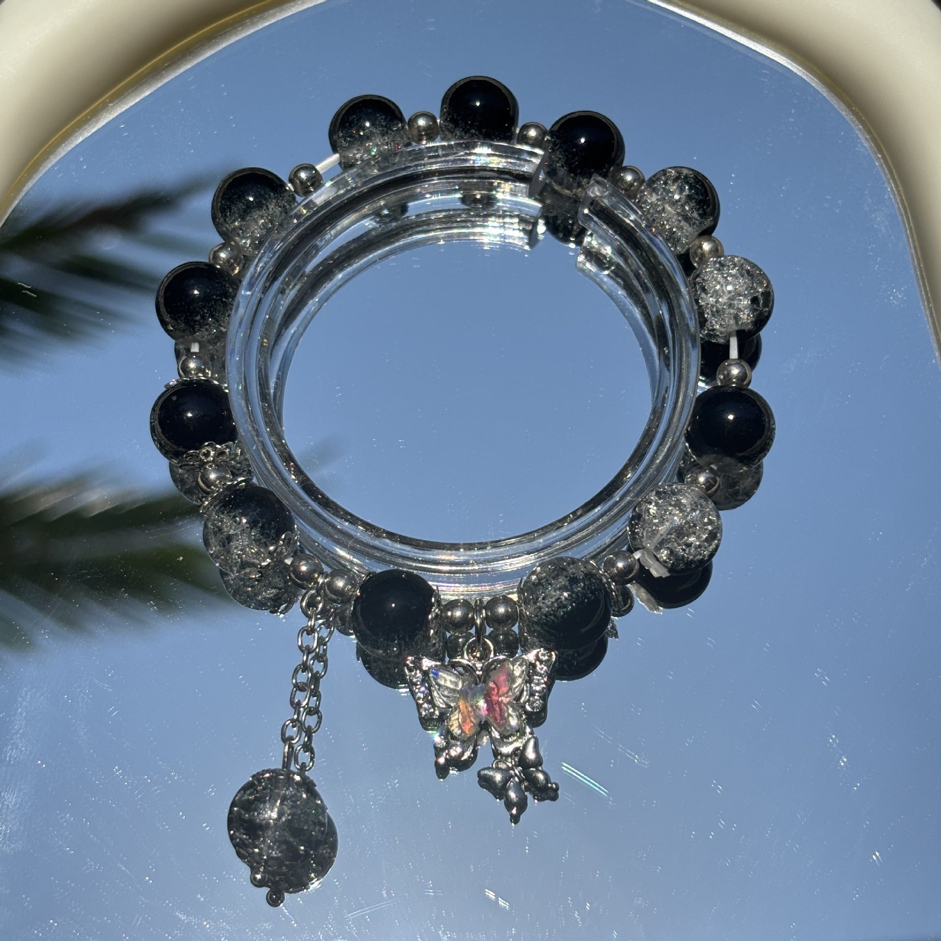Night Market, Temple Fair And Exhibition Stalls Featuring Beaded Bracelets And Glass Jewelry