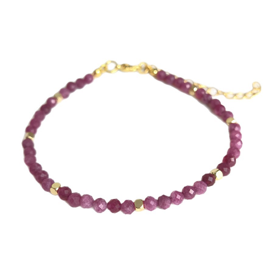 Bohemian-style Colorful Natural Stone Bracelet