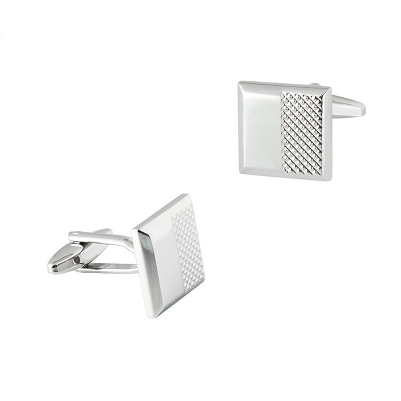Metal Cufflinks Men's Simple French Shirt Cuff Button
