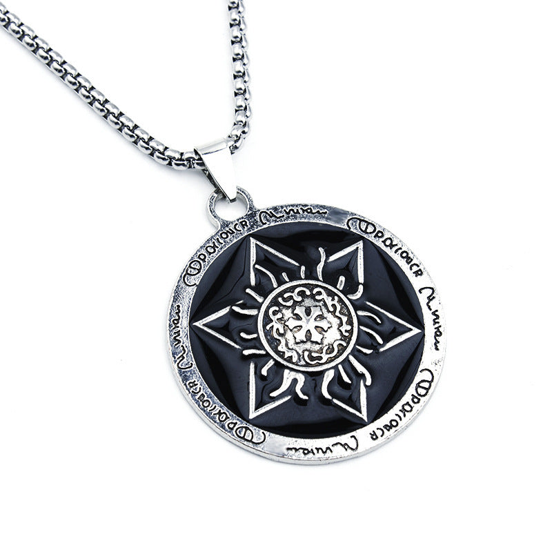 Personalized Hip-Hop Titanium Steel Necklace Pendant Jewelry
