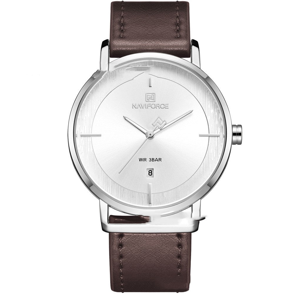 Fashion Simple Calendar Waterproof Quartz Watch