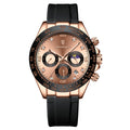 Silicone Band Fashion New Multi-functional Men's Watch