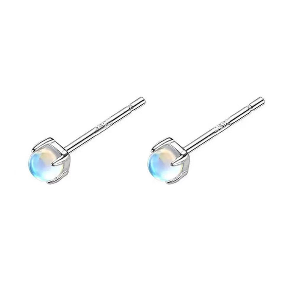 Moonstone Stud Earrings For Women Elegant And Niche