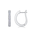 Morning Dew - Earrings Set With Top-quality Moissanite S925, Silver And Platinum-plated Stud Earrings, A Fashionable And Trendy Accessory That Can Be Tested With A Diamond Pen