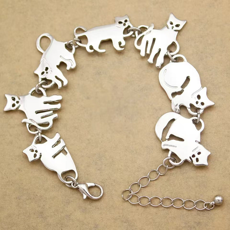 Cute Kitten Fashionable Creative Little Animal Bracelet