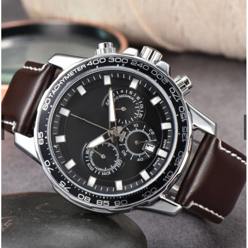 Men's Day Six-pin Full-function Quartz Watch
