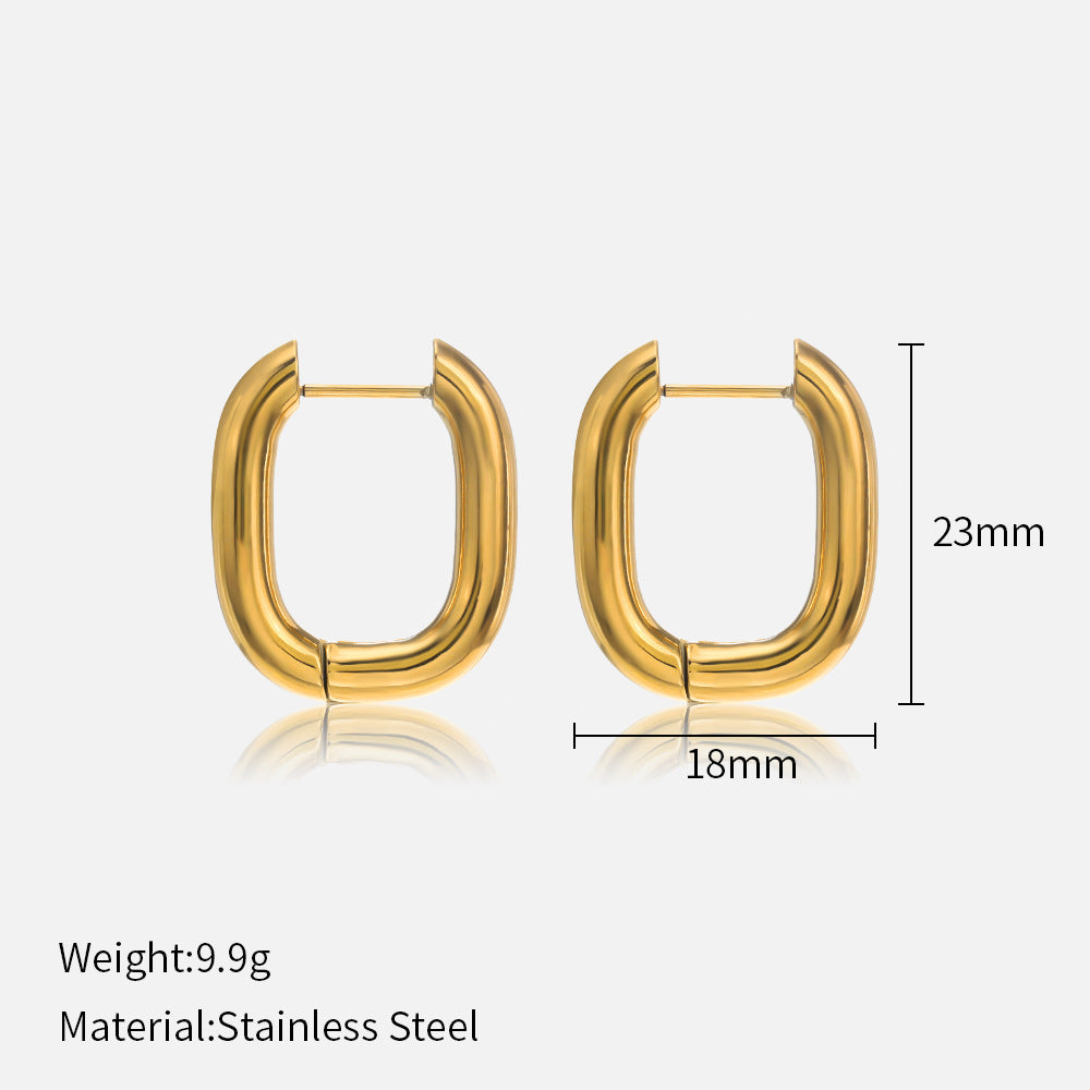 European And American Fashion Simple Geometric Circle