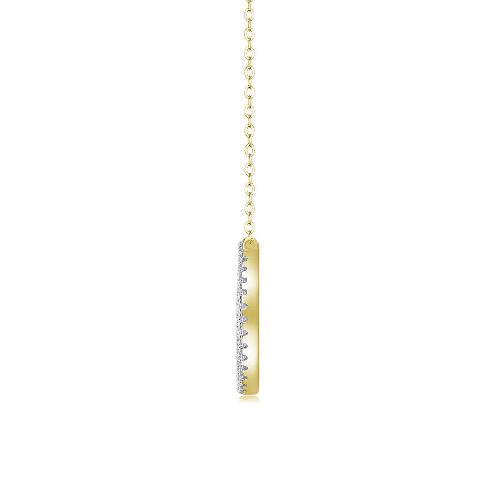 Reciprocating - Set With Top-quality Moissanite, Fashionable And Light Luxury Jewelry, Silver Pendant Necklace S925, Silver Plating, Platinum, Gold, Rose Gold